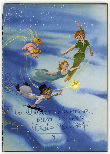 Walt Disney Signed ''Walt Disney's Peter Pan''